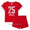 Conjunto (Camiseta+Pantalón Corto) FC Bayern de Múnich Muller 25 Primera Equipación 2022-23 - Niño